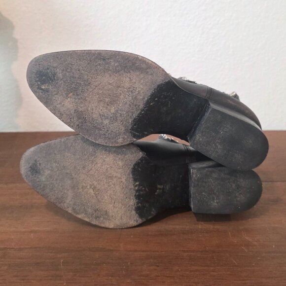 Alexander Wang Women's Kori Studded Cutout Booties Size 38 (US 7.5) - Picture 8 of 10